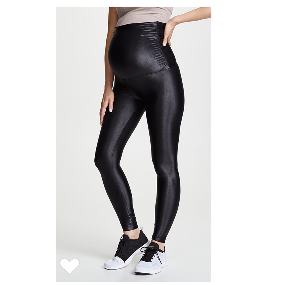 Koran lustrous maternity leggings